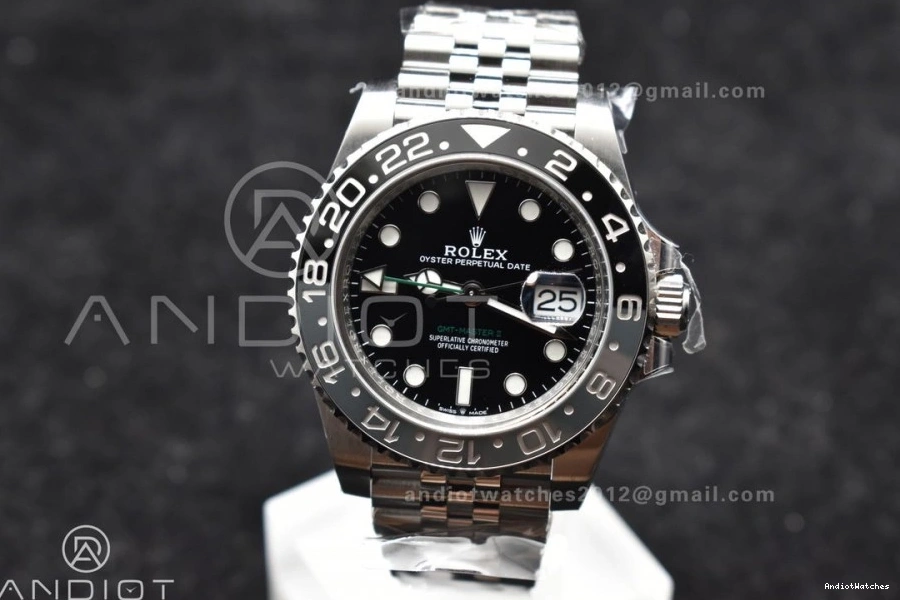 GMT-Master II Jubilee Black Steel Gray GRNR Strap 904L Ceramic Clean 1:1 on Best 126710 DD 878 Edition SoftTouch 0208